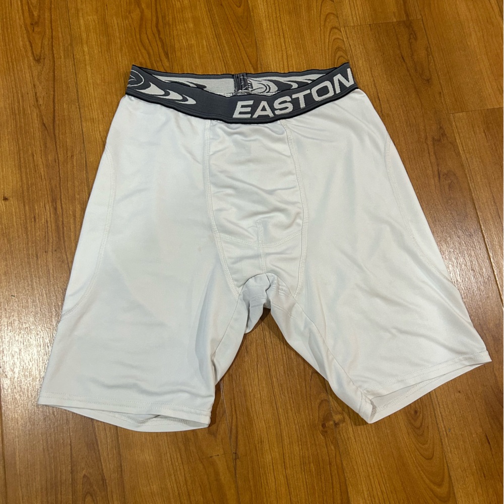 Easton Compression Slider Athletic White Shorts